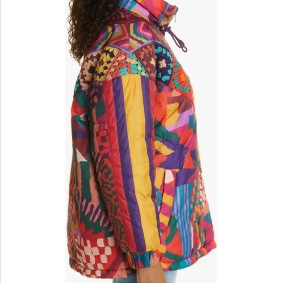 Farm Rio oversized puffer jacket - Picture 7 of 14